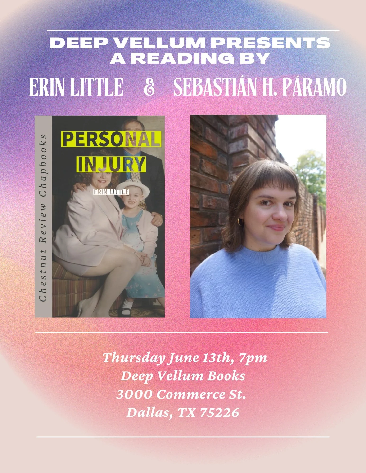 Event Calendar — DEEP VELLUM