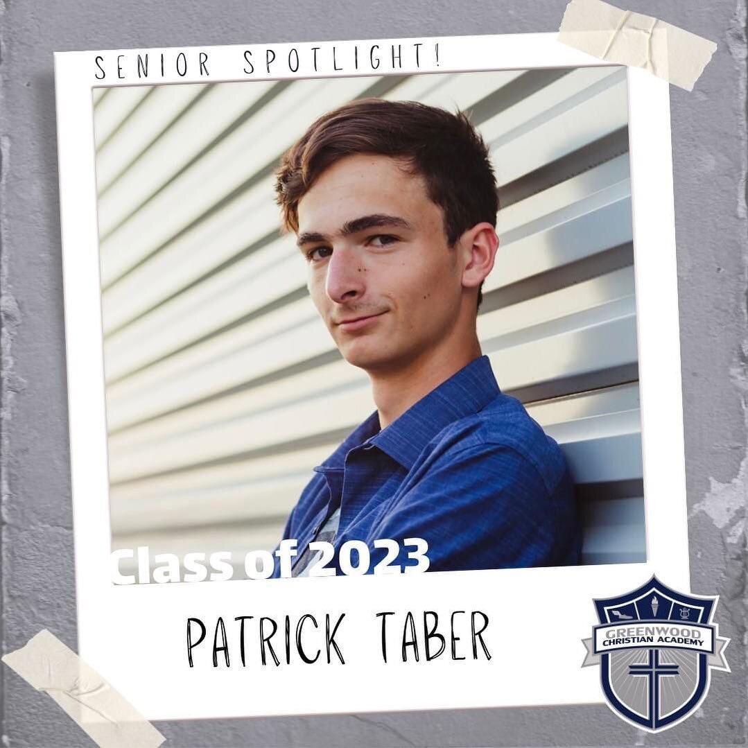 Senior Spotlight: Patrick Taber
Number of years at GCA: 1.5 Years
HS extracurricular activities at GCA: Soccer, Bowling, Track 
Achievements: Soccer 1a State runner up
Future plans: Attending Asbury University 
Favorite memory at GCA: Postseason socc