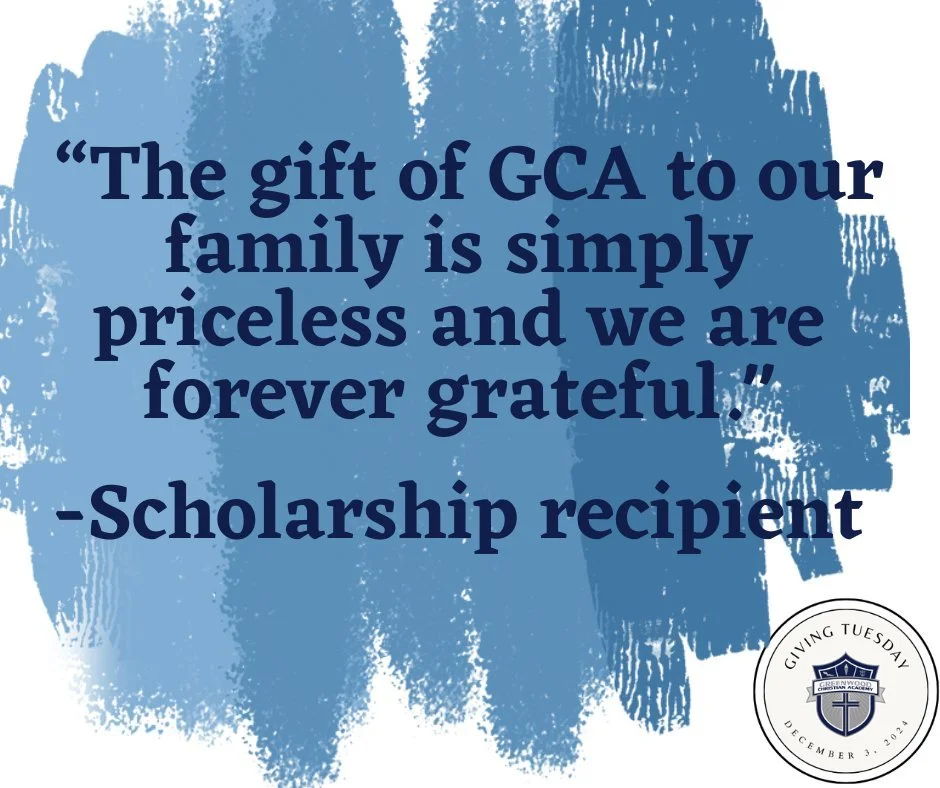 Did you know that 28 GCA staff members donate to student scholarships with a monthly pledge or annual gift? In addition to giving of their time and energy, these incredible members of the GCA Family also contribute financially!

Will you join them to