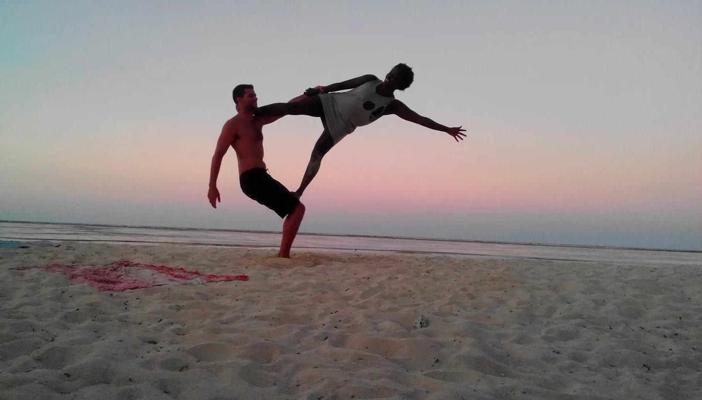 Partner work requires bags of trust. Phillipines 2015