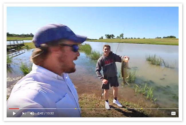 Bass Fishing at the BK Ranch Ft. Jon B and Andrew Flair of