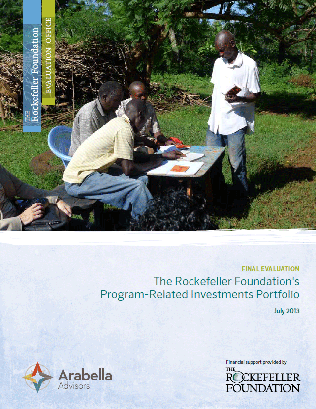 Rockefeller Foundation PRI Portfolio Evaluation