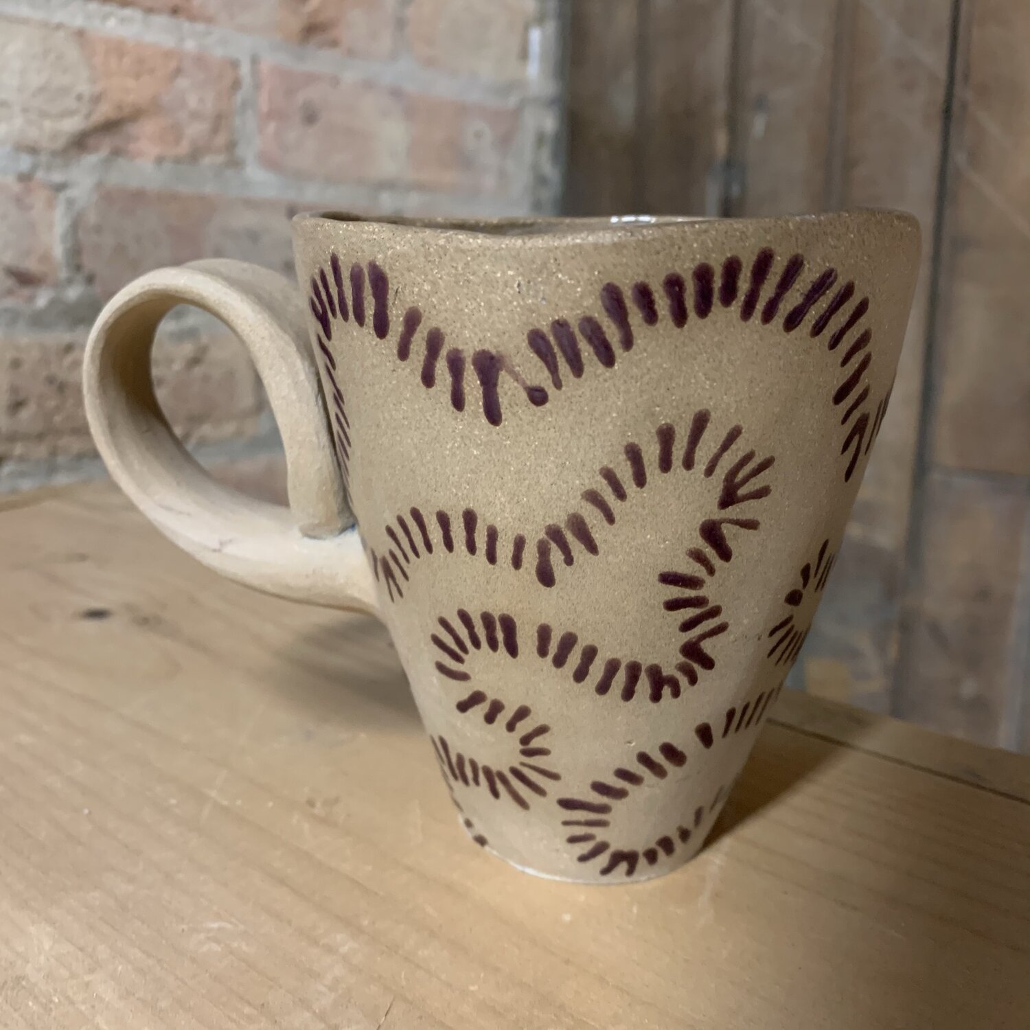 Squiggle Pattern Mug — Miranda Hicks Ceramics