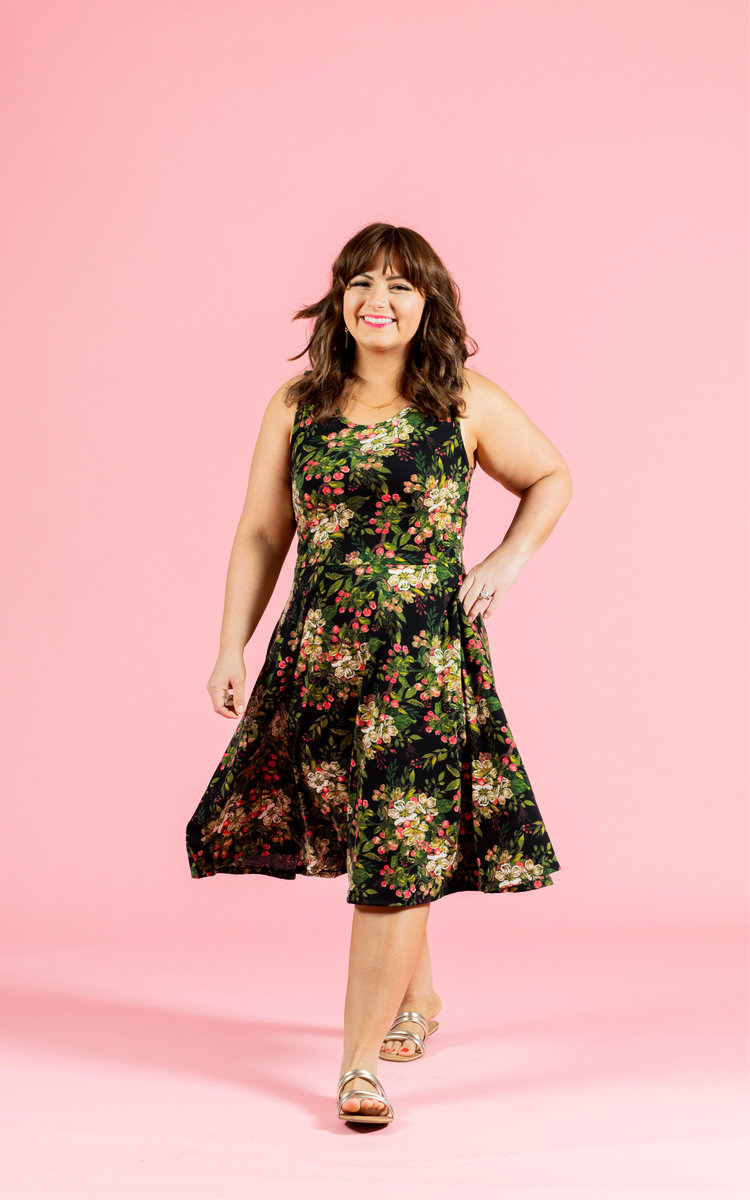 LULAROE-SLEEVELESS-DRESS-NICKI-A+LINE+SKIRT-BLACK+FLORAL.jpg