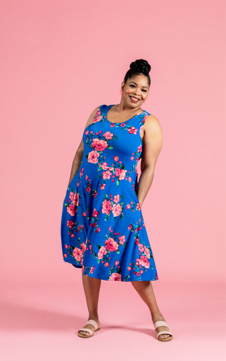 LULAROE-SLEEVELESS-DRESS-NICKI-A+LINE+SKIRT-BLUE+FLORAL.jpg