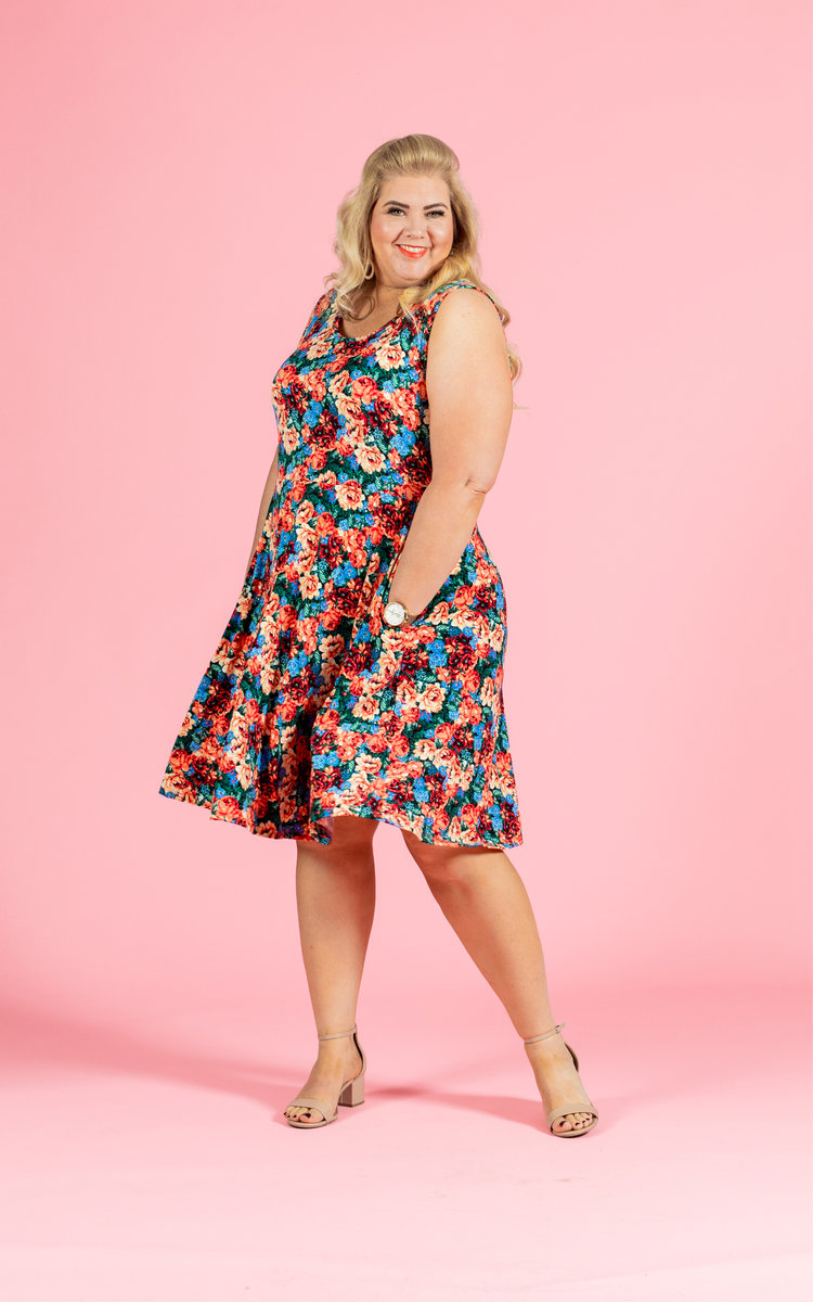 LULAROE-SLEEVELESS-DRESS-NICKI-A+LINE+SKIRT-COLORFUL+FLORAL.jpg