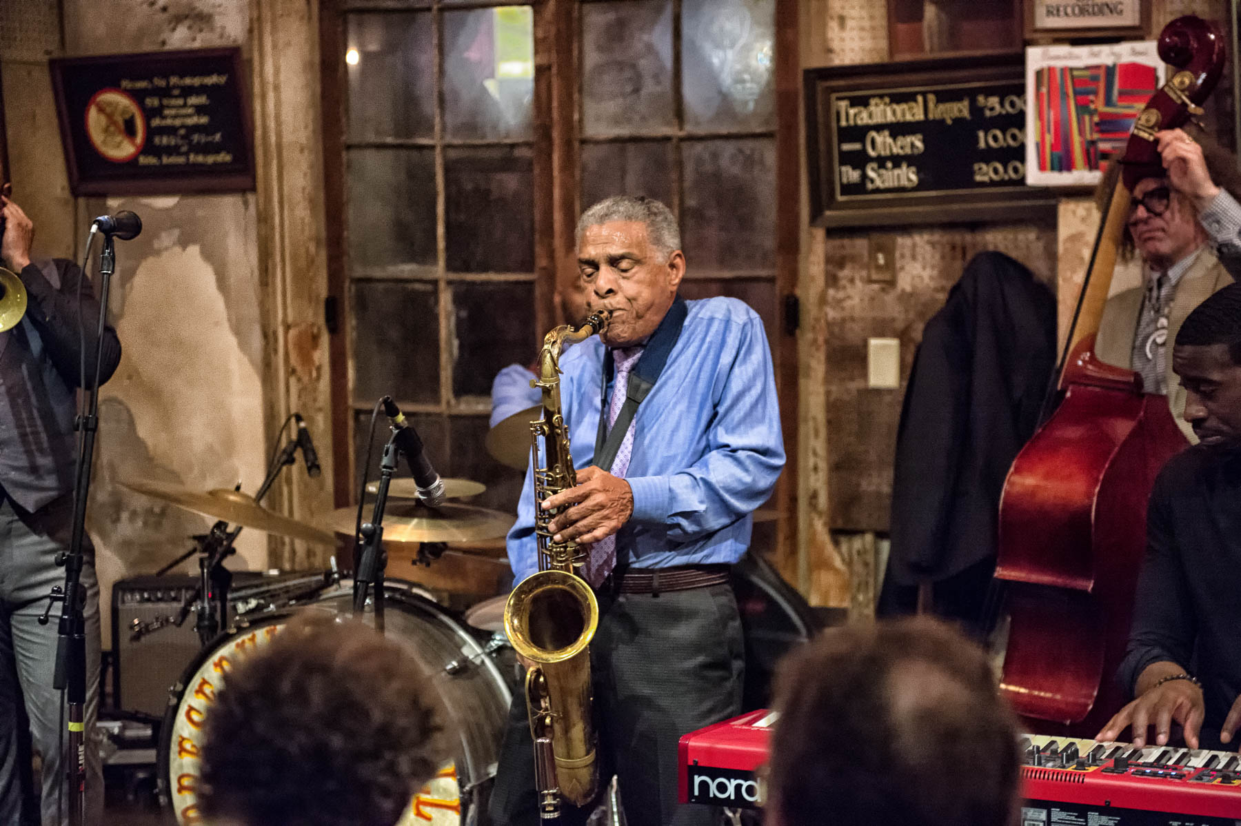 Charlie Gabriel of The Preservation Hall Jazz Band. Photo courtesy of Marc Millman