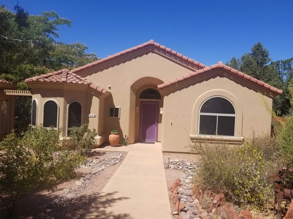 Custom color security door for our client in Sedona.