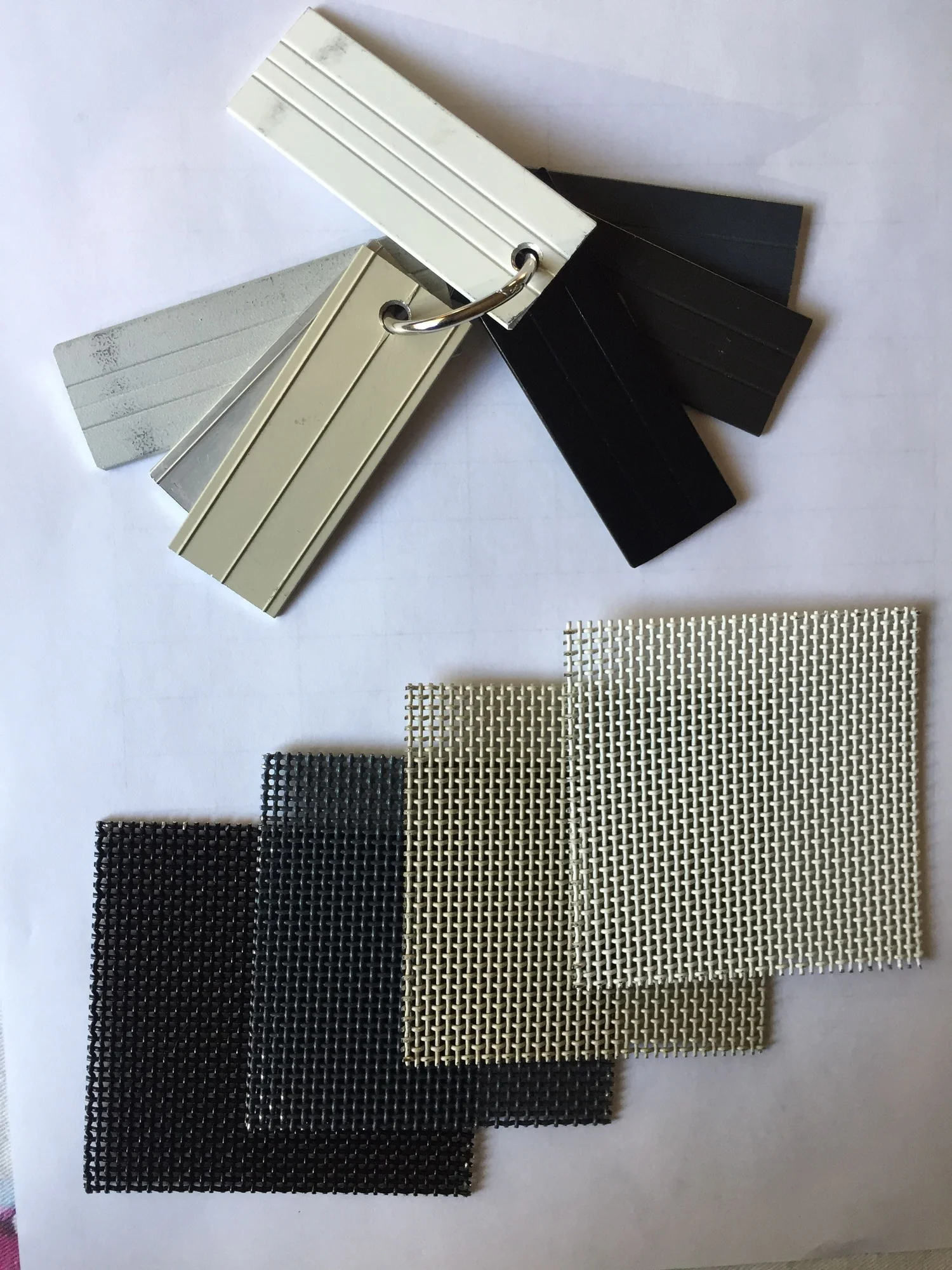 Our stainless steel mesh is 12x12 weave of .035 diameter wire for maximum protection.  And we can do any color!