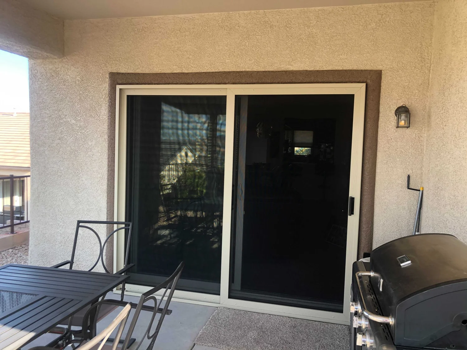 Security screen door for sliders