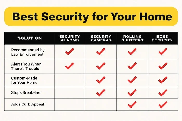 security screens comparison