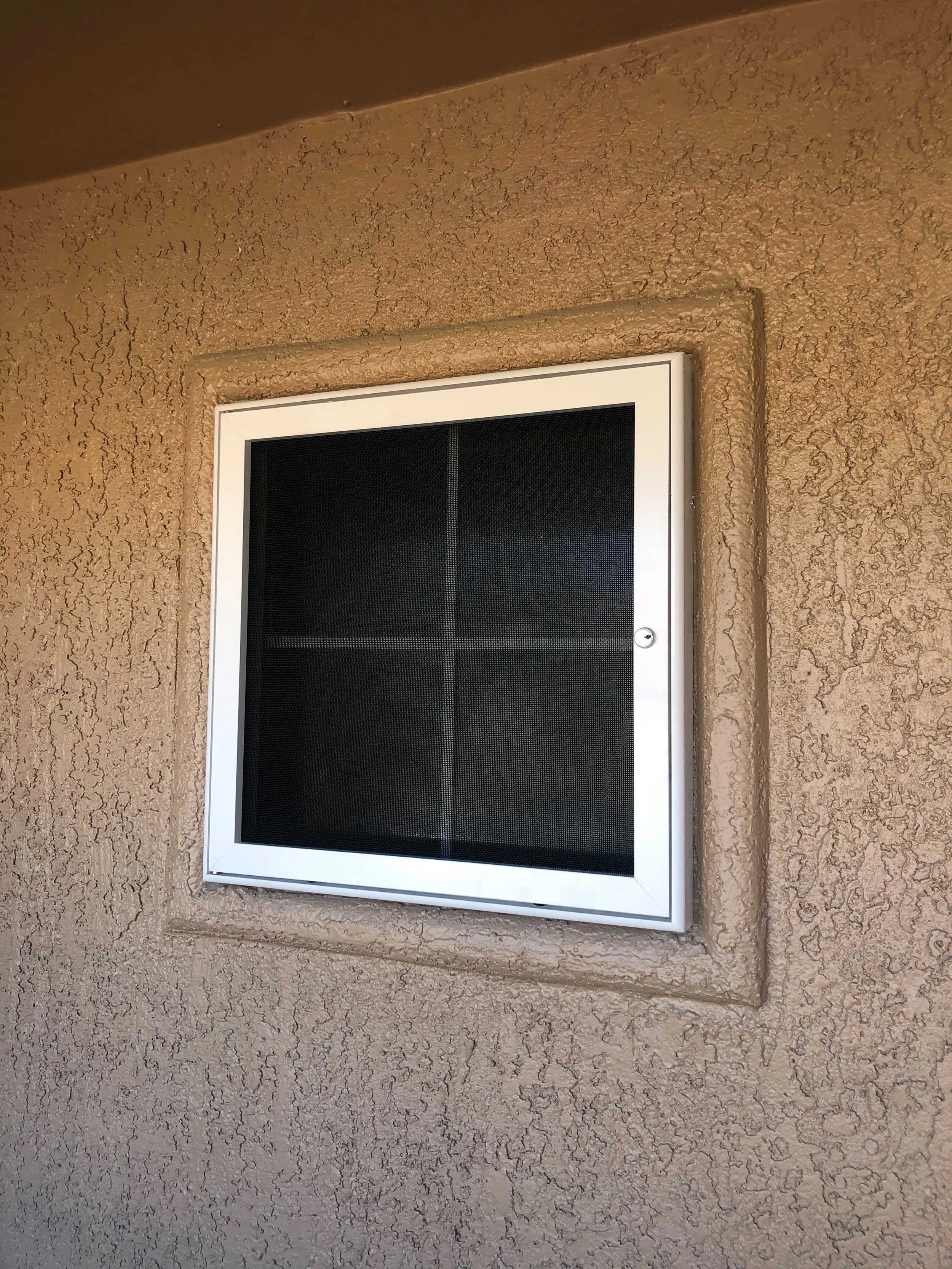 White Charcoal — Boss Security Screens