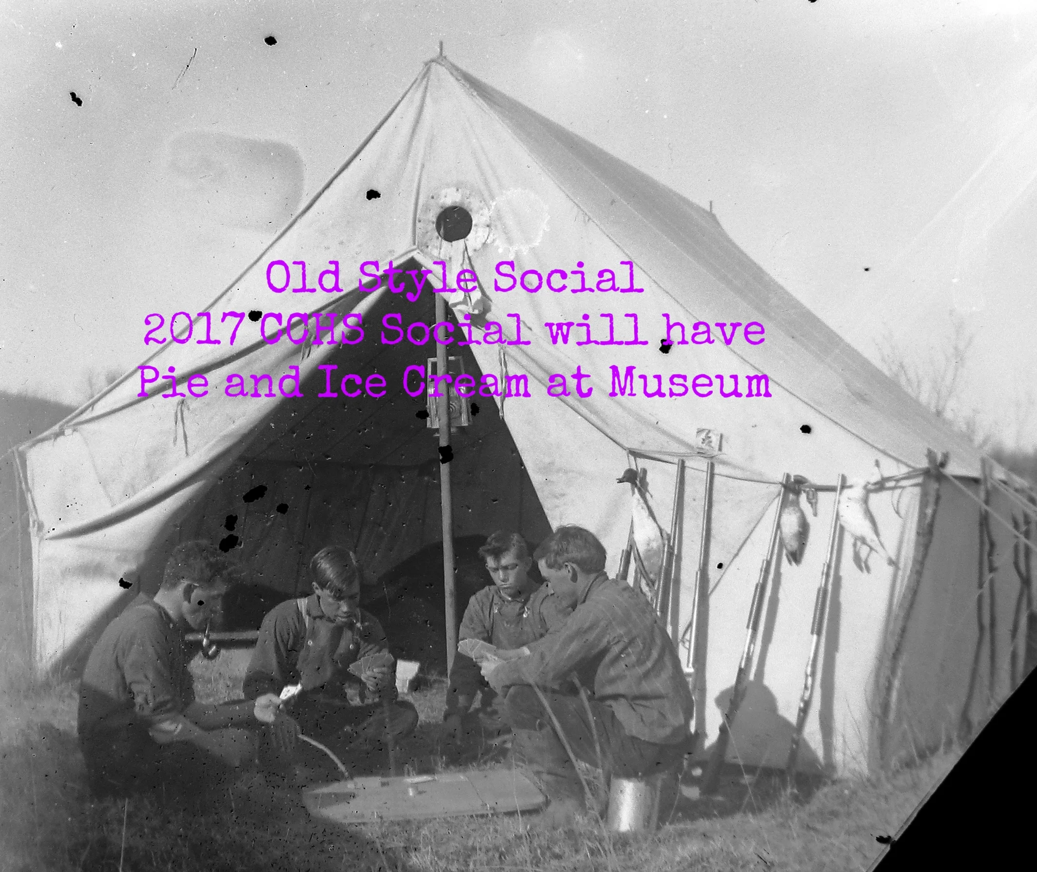 2017 CCHS Pie & Ice Cream Social at Museum