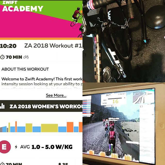 Zwift Academy WKO#1 ✅That was a tough one 💪. Find out more at https://zwift.com/academy. Registration closes on August 19th.  #ZAW2018 @gozwift