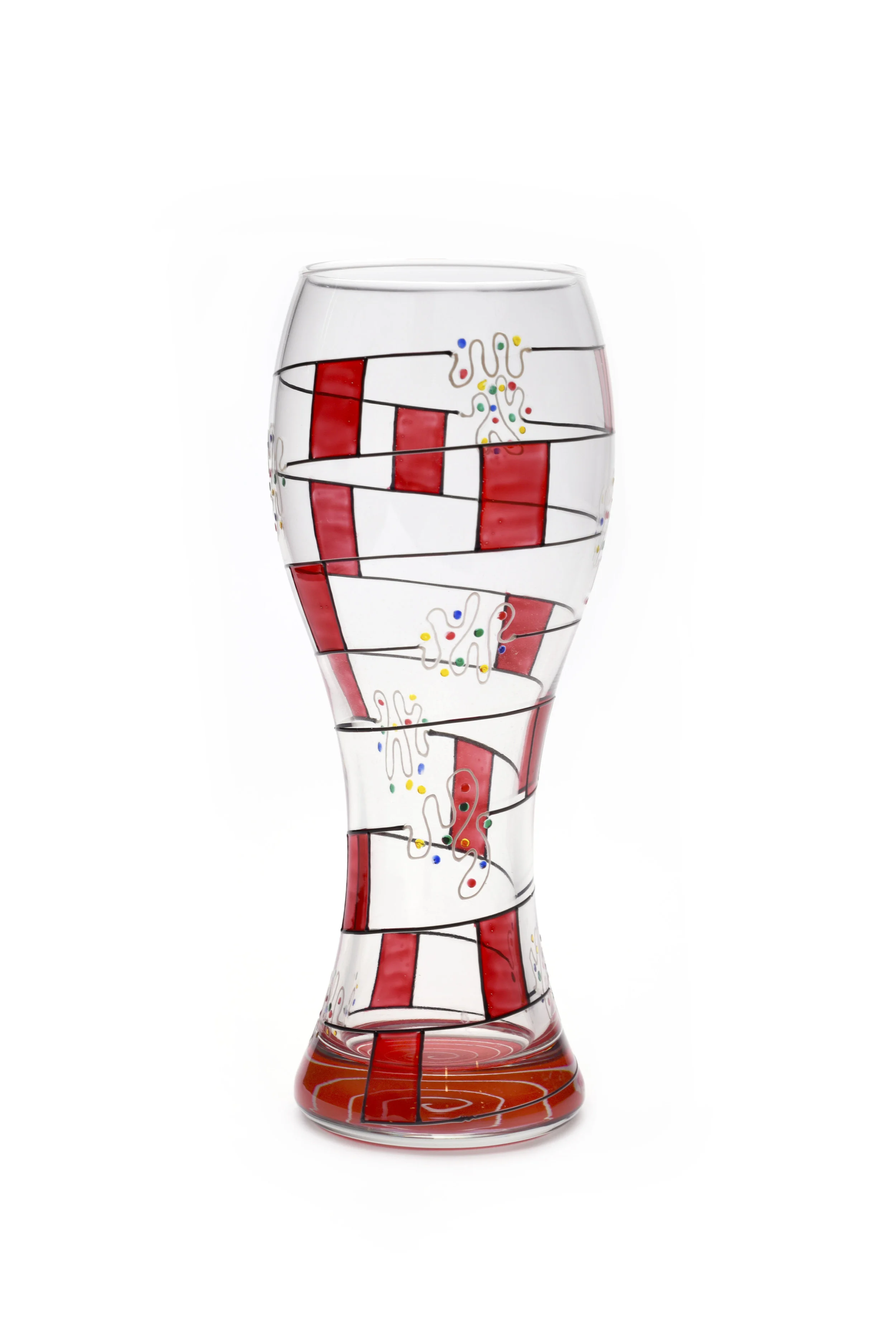 #48 - WHEAT BEER GLASS, 23 OZ. (BLOCK HEARTBEAT)