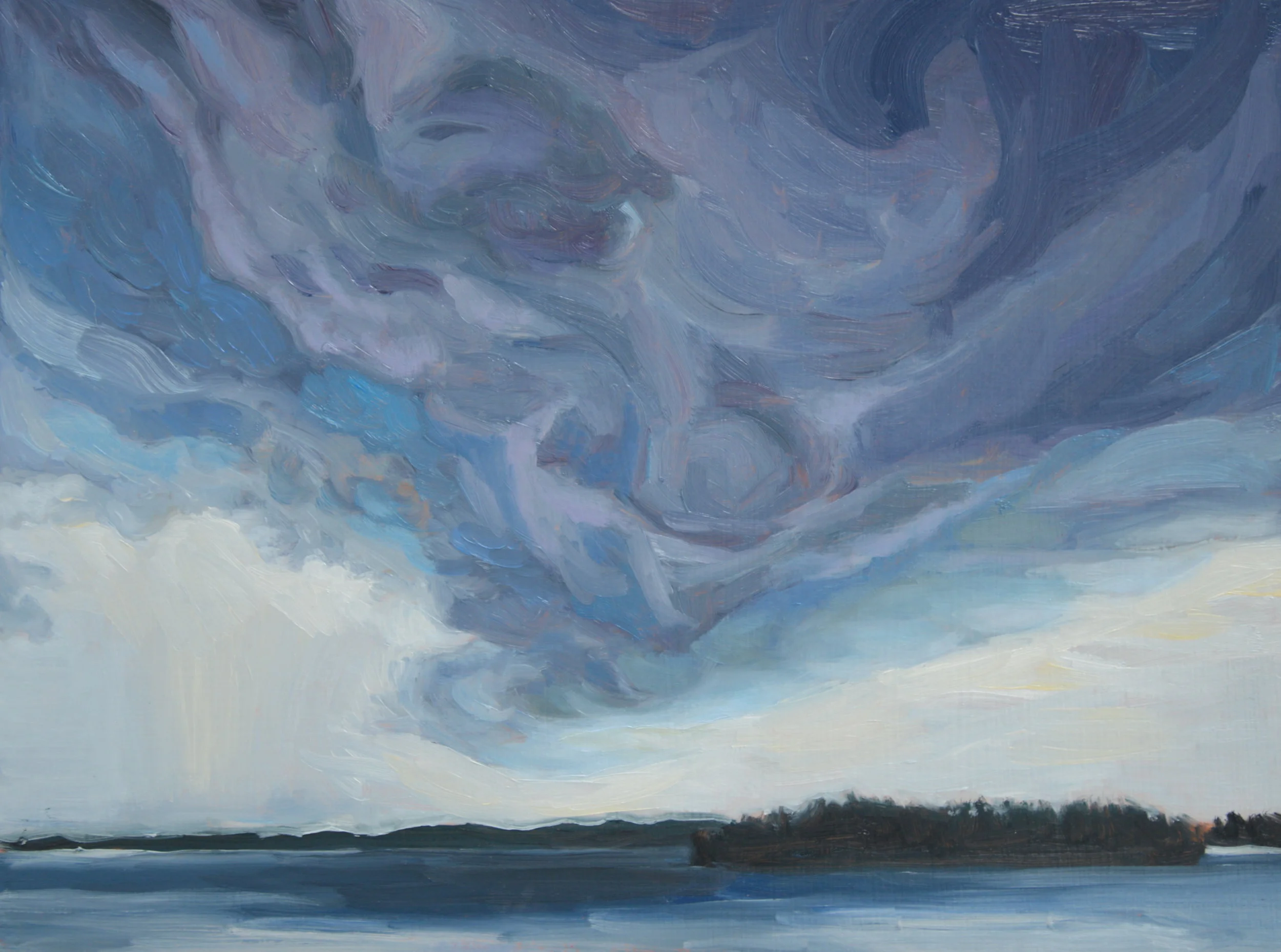 "Tie up the Boats! Funnel Cloud, Otter Lake" appeared in the Clouds show
