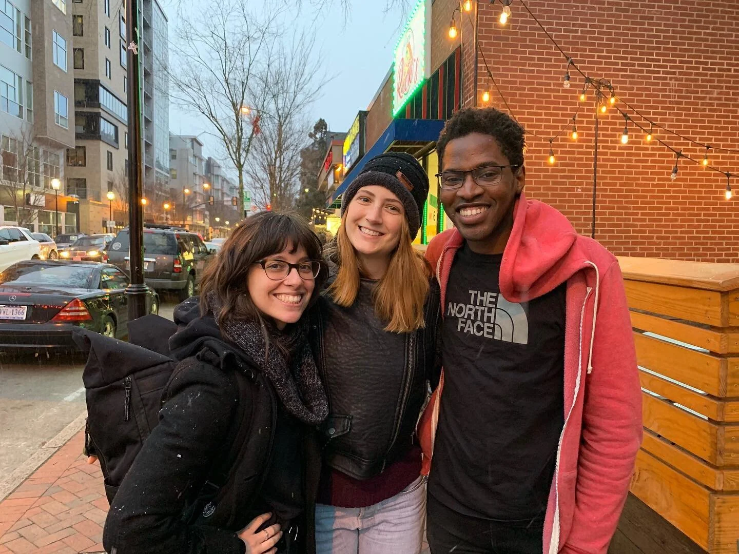 Day 1 in Richmond. Band practice. Mediocre Boy At Best is BACK. I already have zero interest in going home. IT SNOWED. Do you see the flakes?