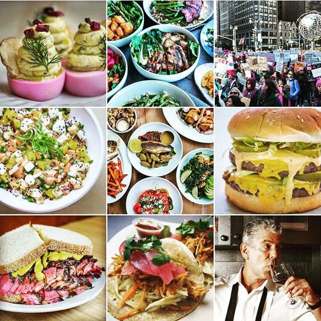 top nine for 2018 - food &amp; protests.