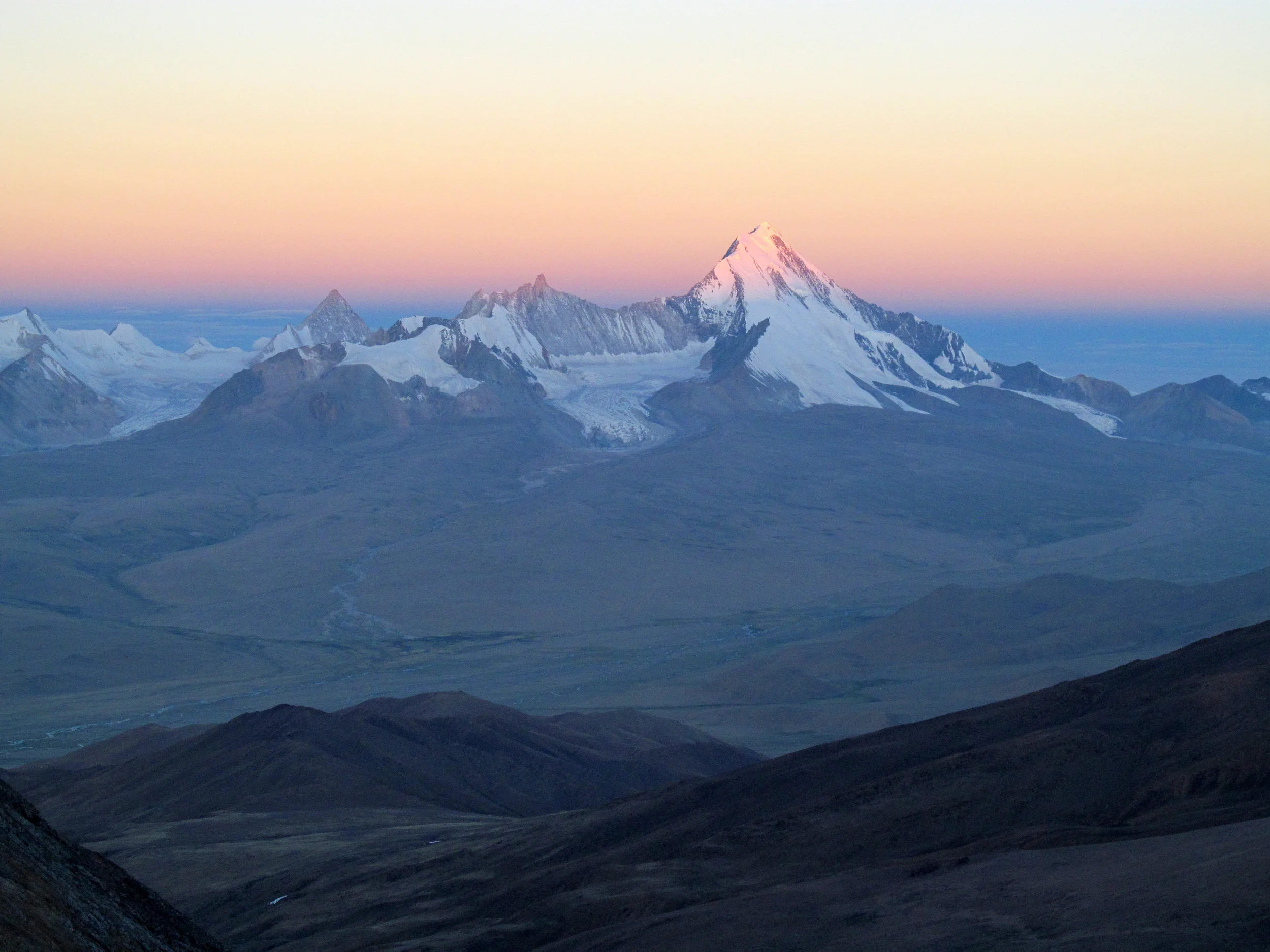 Sunrise on Loinbo Kangri, Tibet