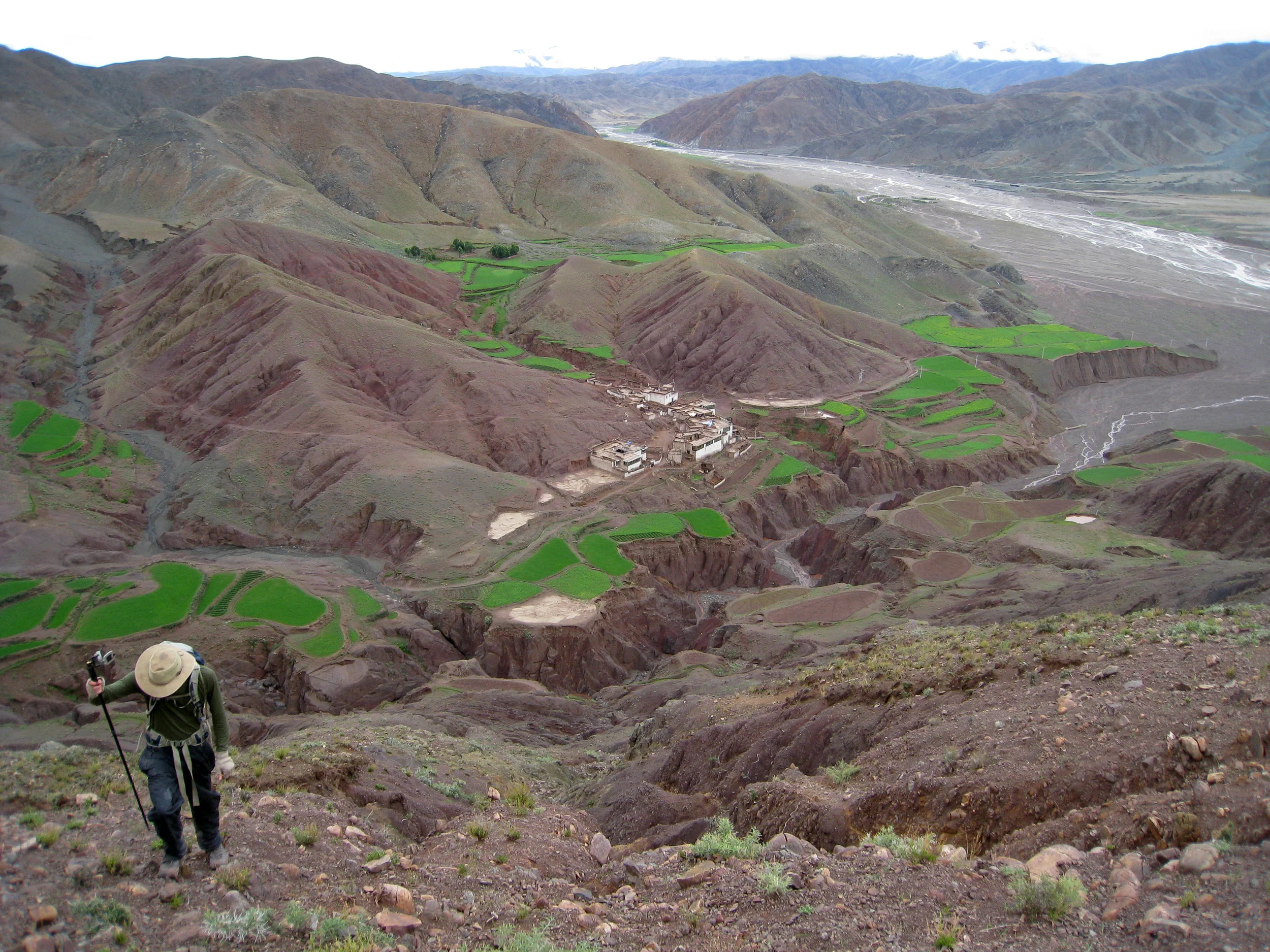  Measuring section, Za village, southern Tibet 