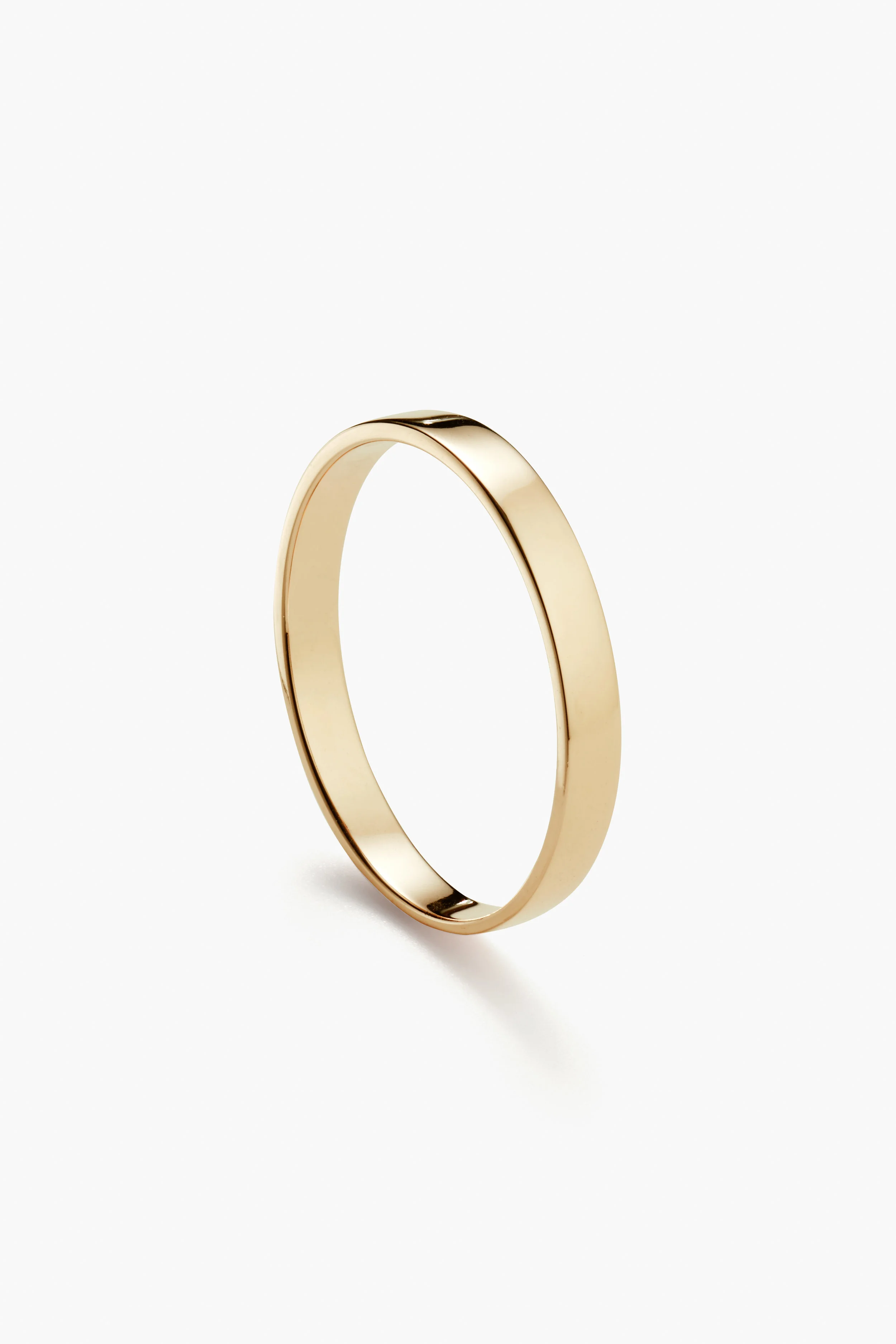 Classic Flat, 3mm, Yellow Gold (Thin) — MR