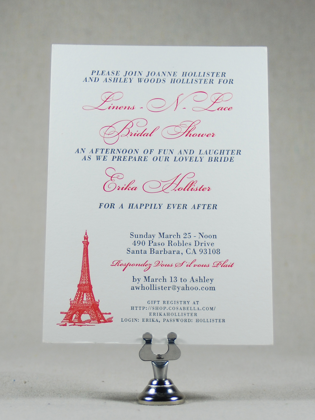 Bridal Shower Invitation