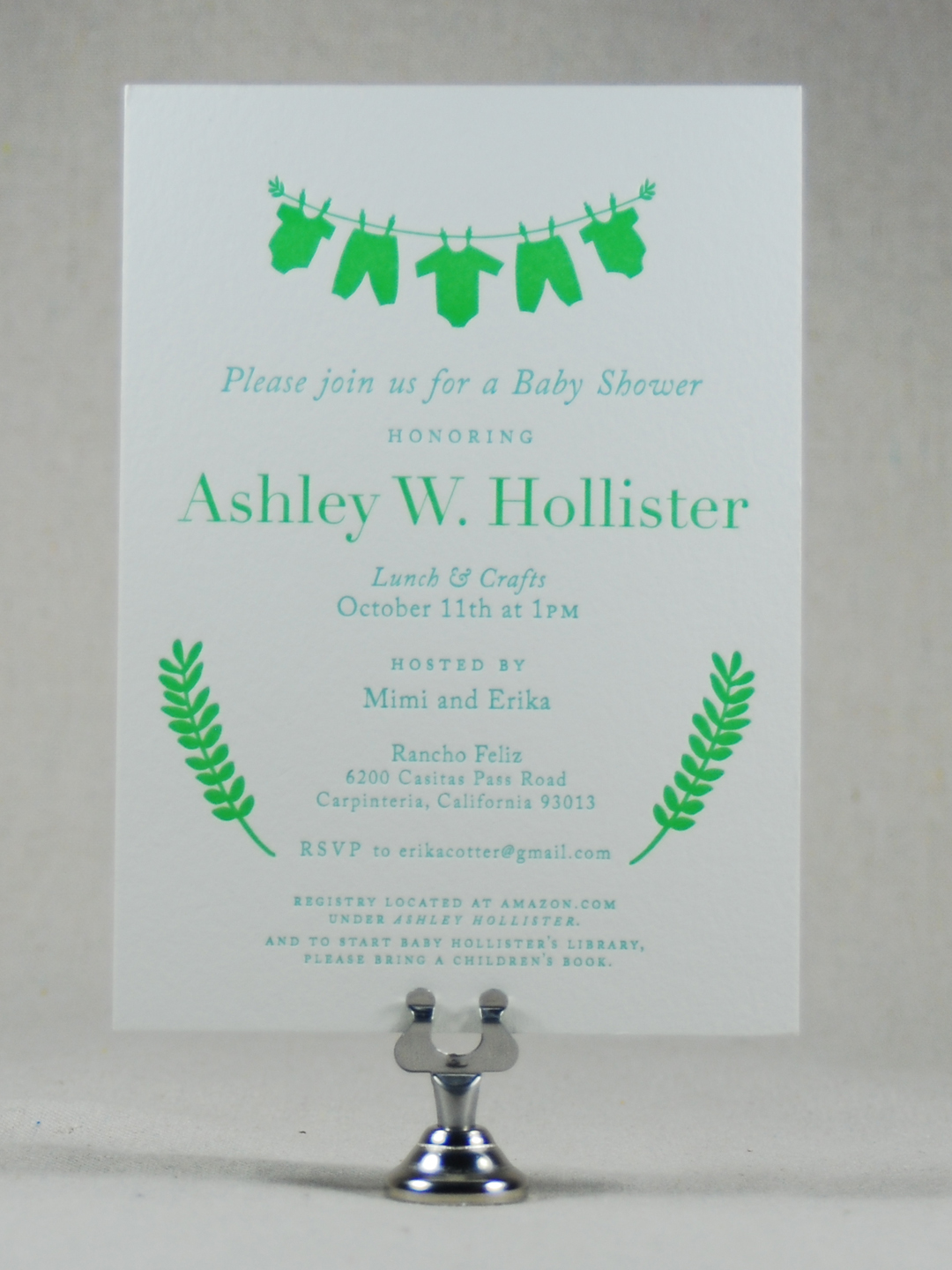 Baby Shower Invitation 