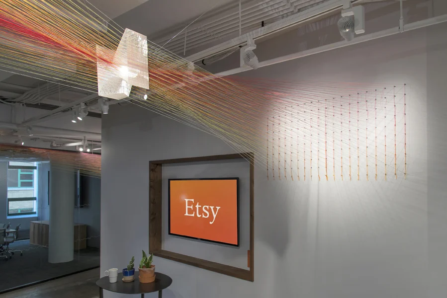 Through its growing social network of craftspeople, Etsy has supported the continued development and exchange of traditional crafts by finding new uses and audiences for a range of work.