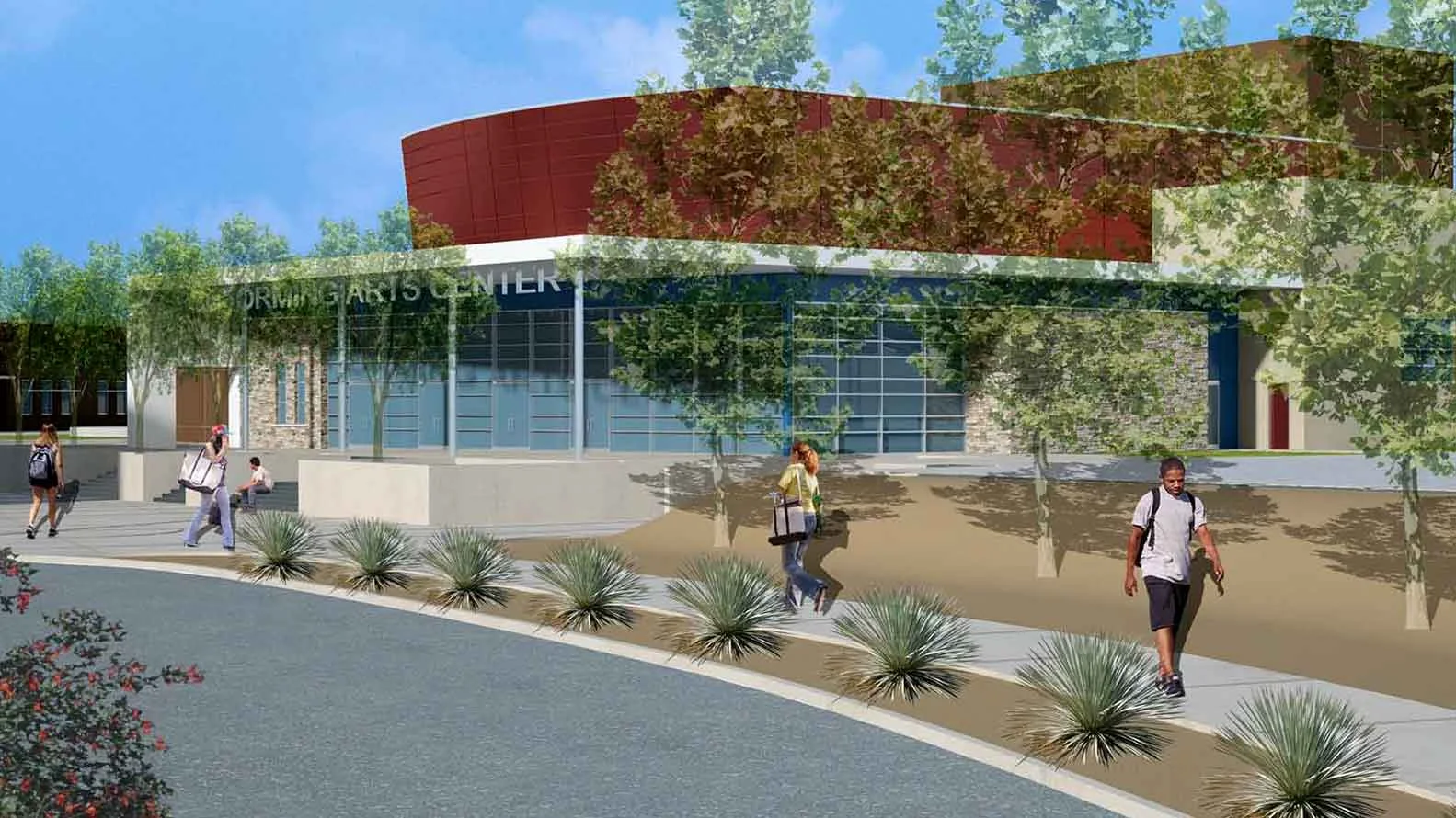 Artist's Rendering of Castaic High Performing Arts Center