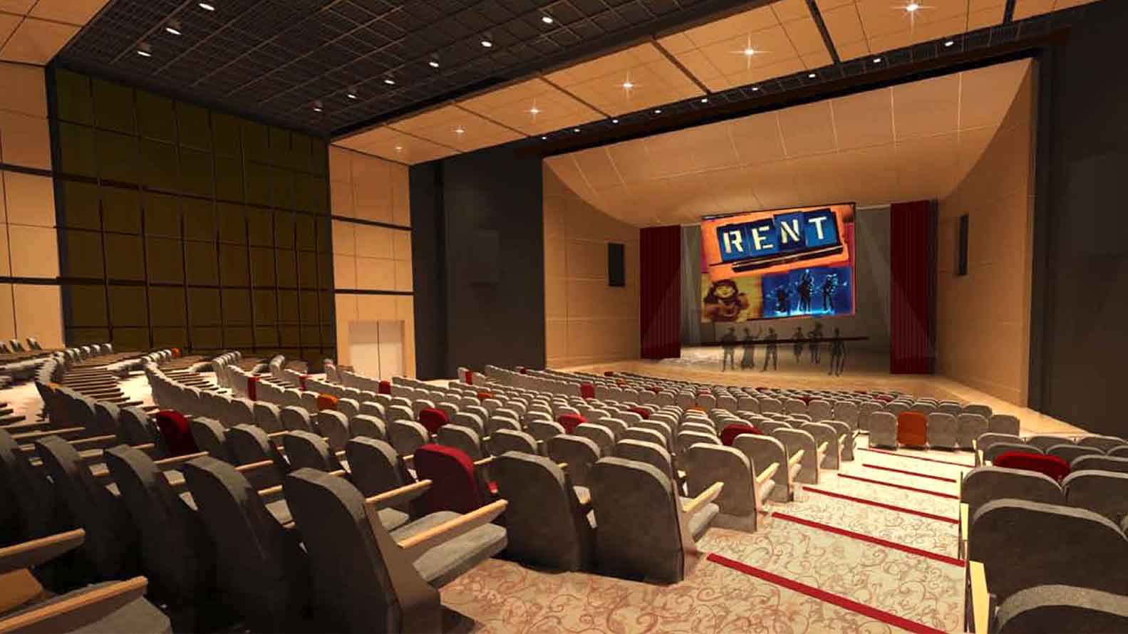 Artist's Rendering of Castaic High Performing Arts Center