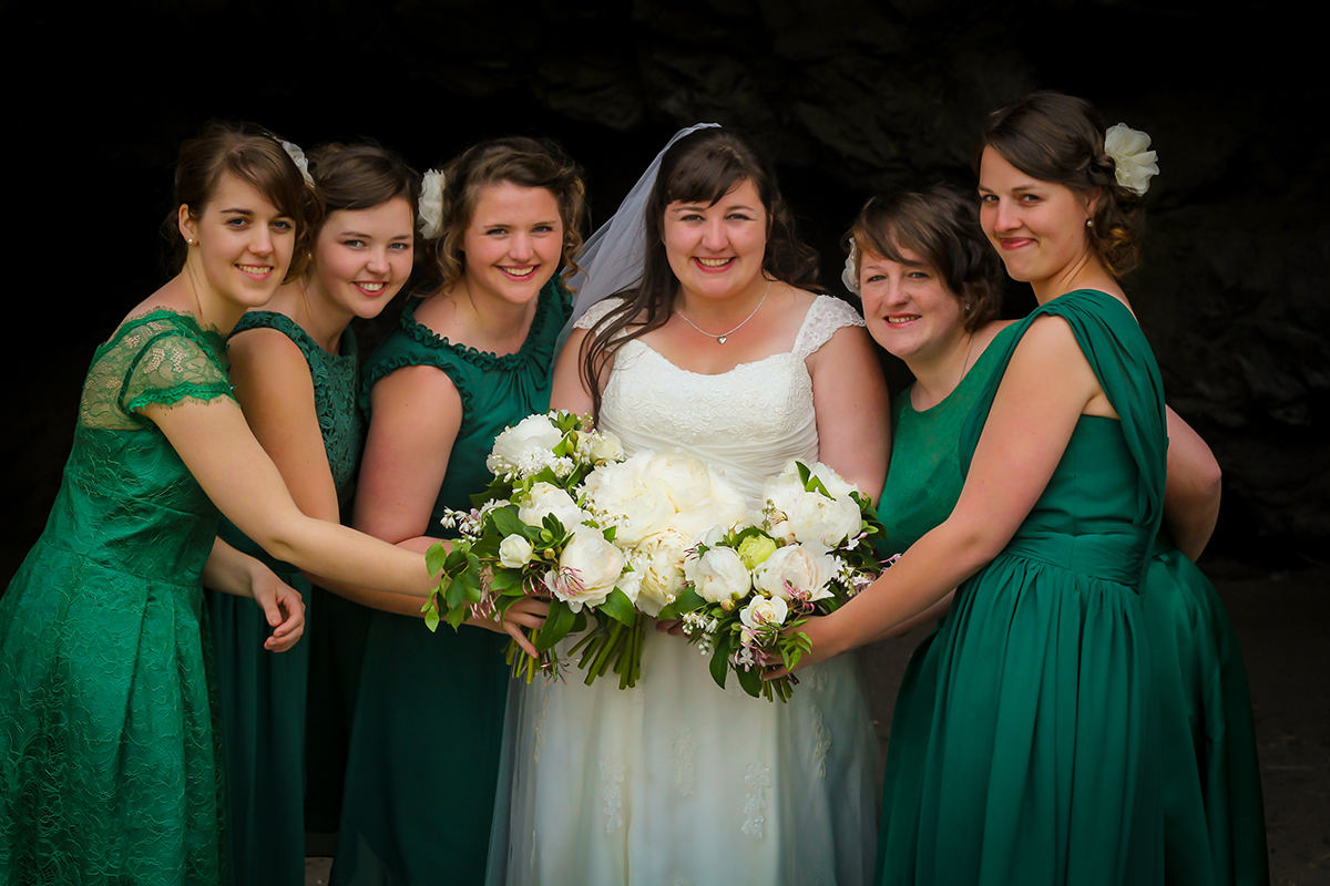 My gals in their gorgeous green! Photo by Kim Wheeler Photography