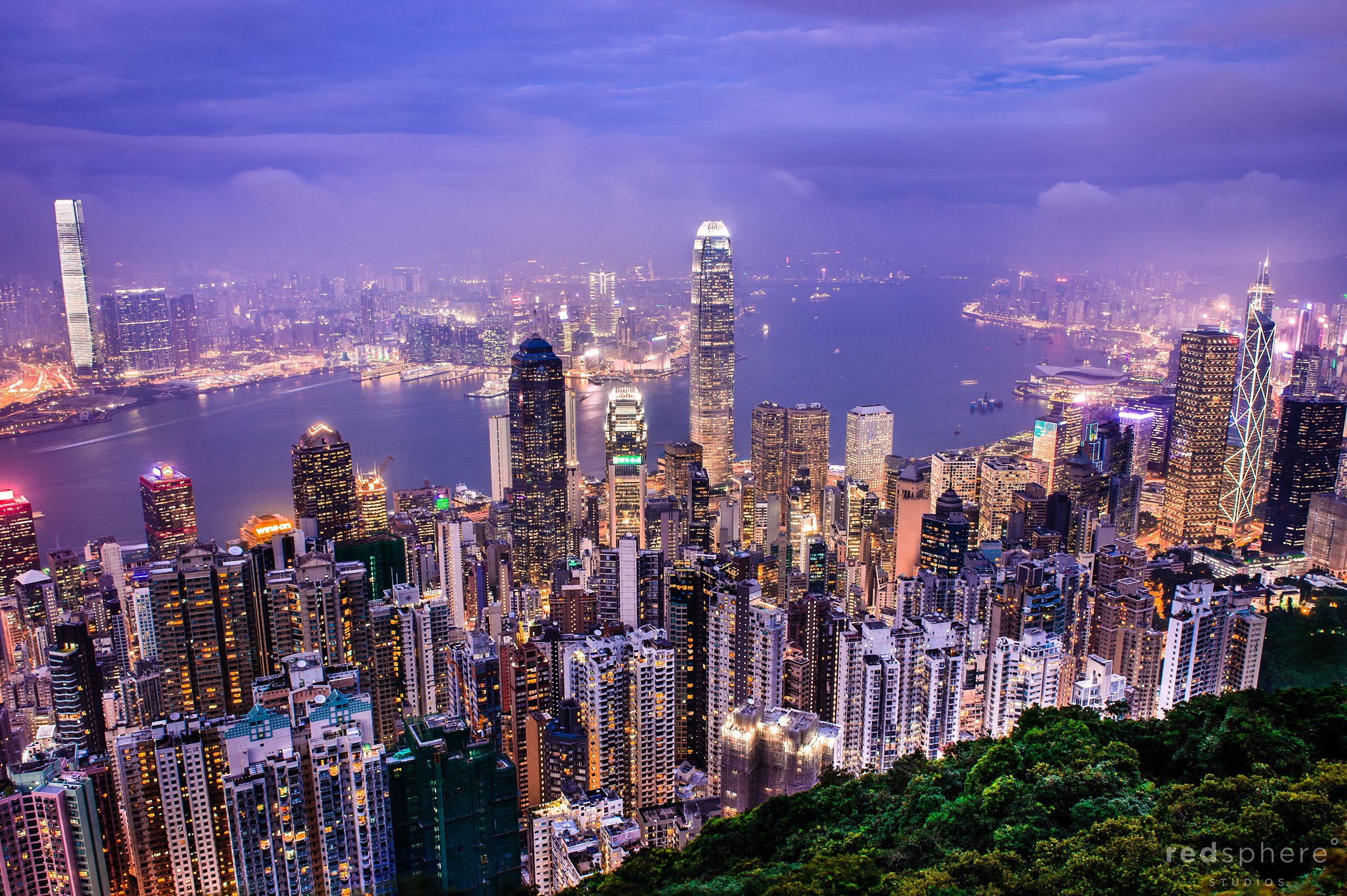 Nights at Victoria Peak Hong Kong, Cityscape Hong Kong City