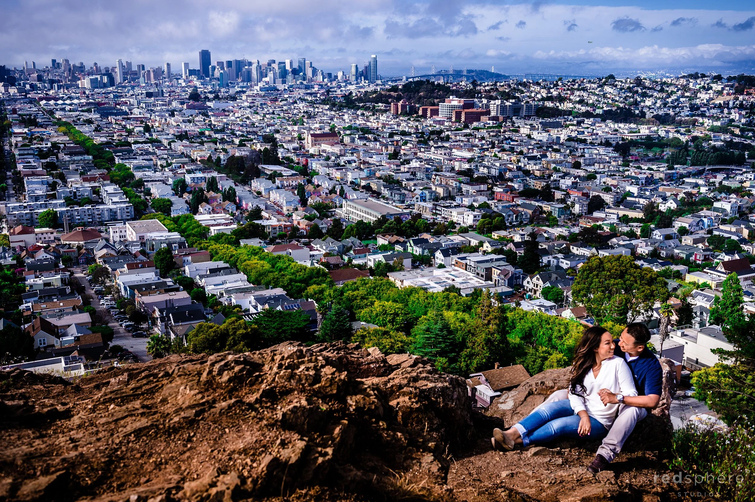 San Francisco Engagement Session Bernal Heights Park