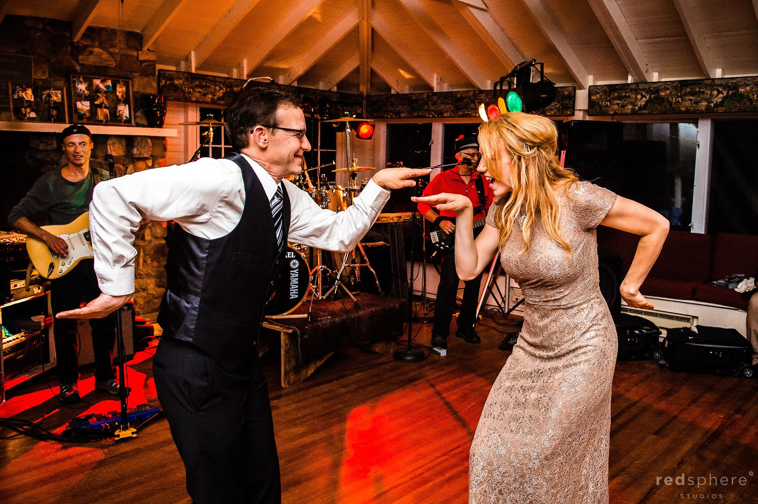 Maid of Honor and Guest Showing off Some Serious Dance Moves