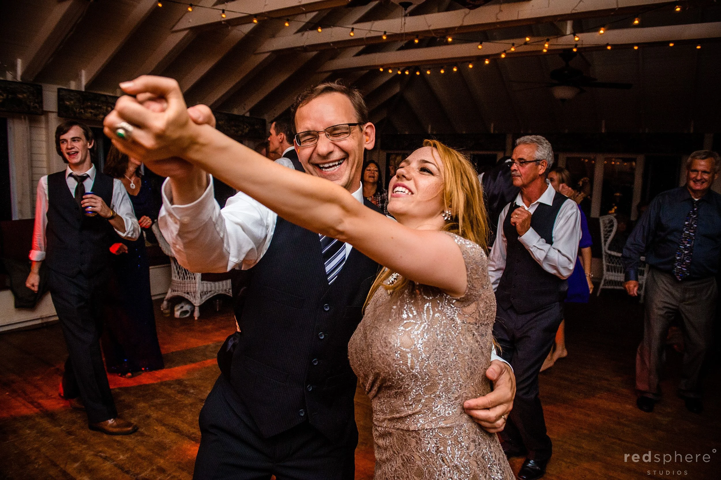 Maid of Honor and Guests do a Partner Dance