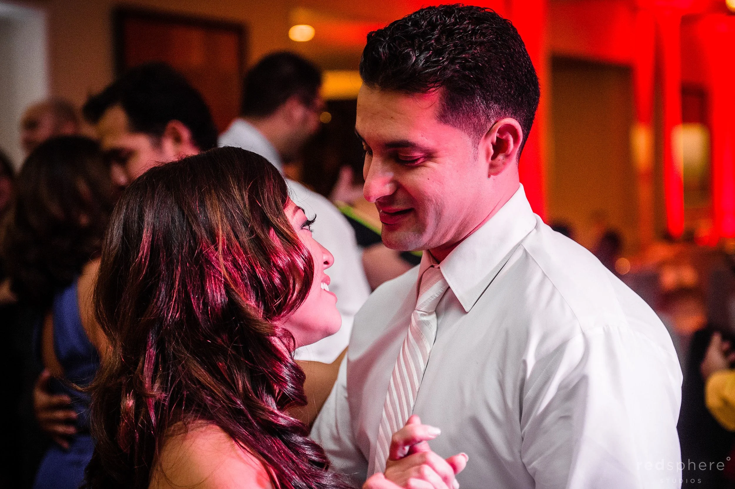 Bride and Groom Share Last Night As The Night Comes To An End, Slow Dancing at Crow Canyon Country Club