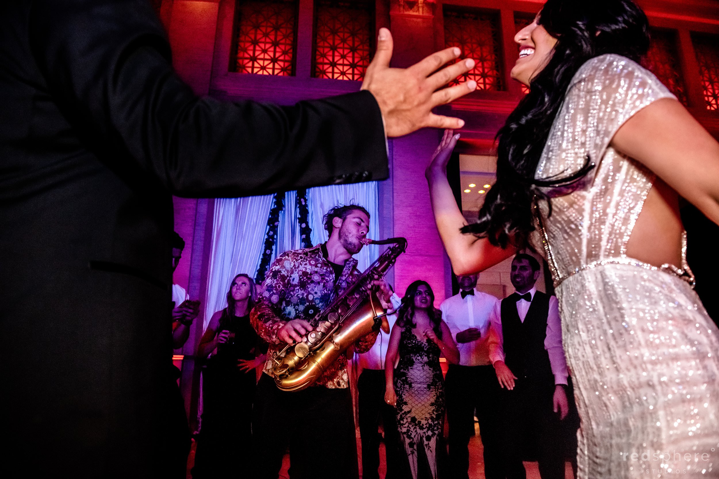 San Francisco Bently Reserve Wedding - Justin Ward saxophone