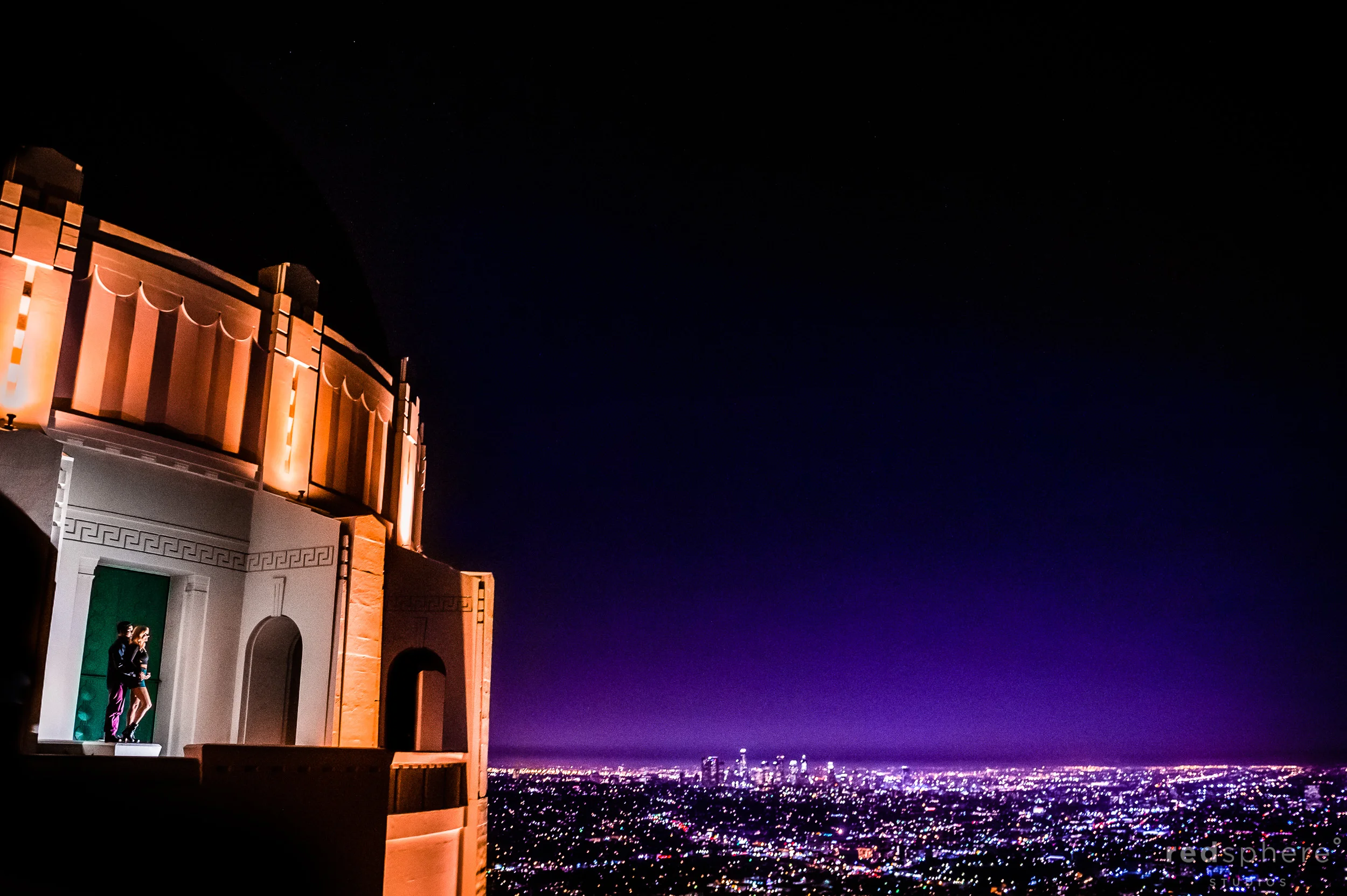 Griffith Observatory Los Angeles La La Land Engagement Session