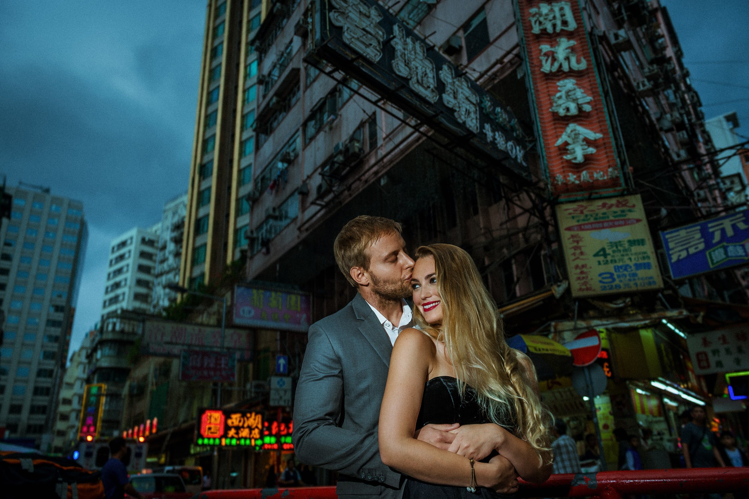 Engagement session of a couple in Hong Kong.