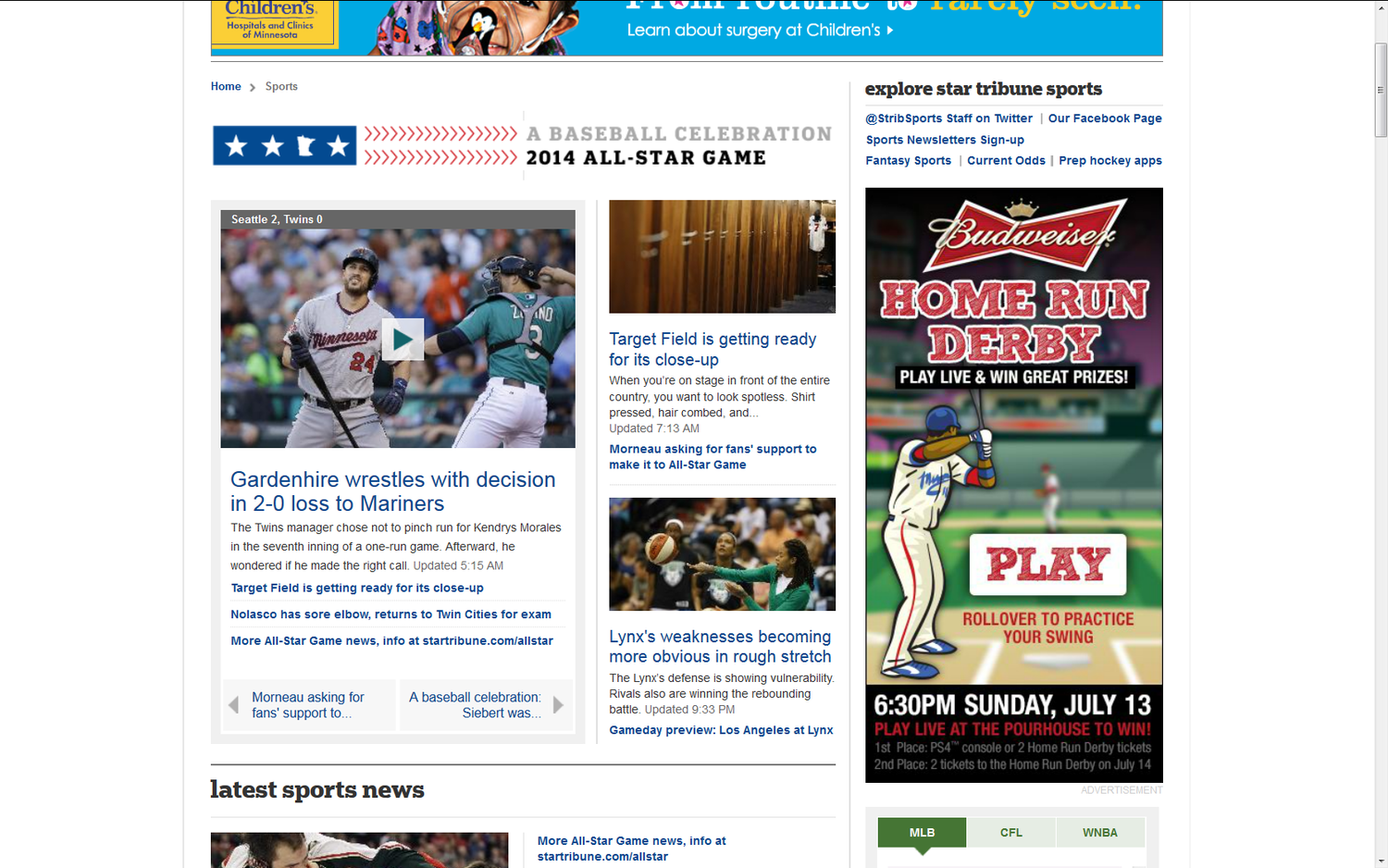  Anheuser Busch - Home Run Derby 