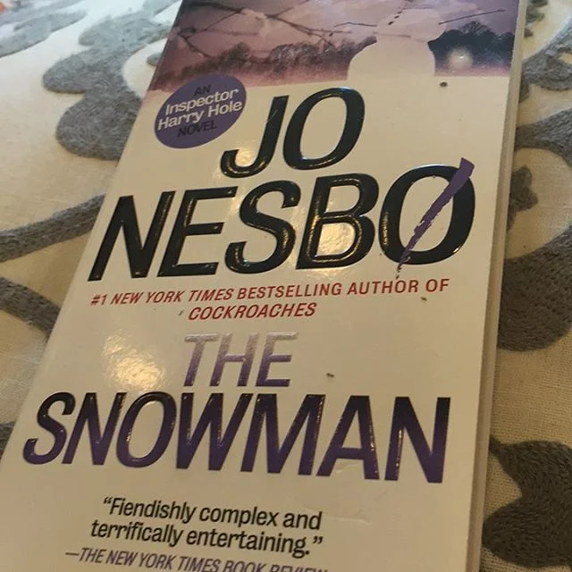 It's still 80* here but I'm ready for cooler weather. #JoNesbo #thesnowman #amreading
