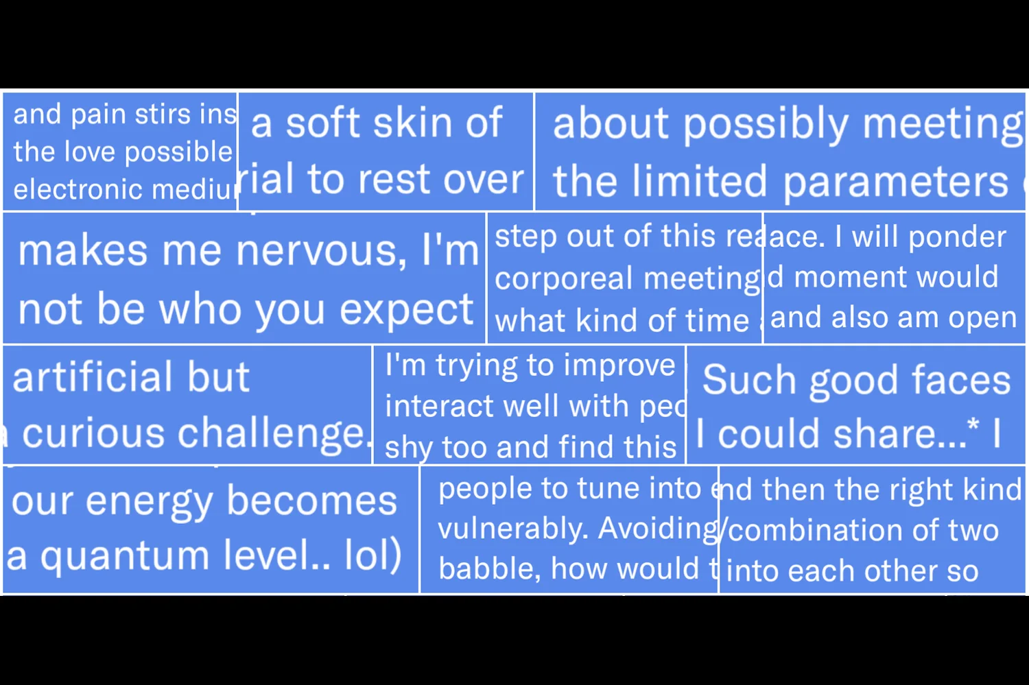   LOU FOURIE ,  LouFou2.0,  2017, digital text correspondence, dimensions variable | Courtesy the artist   