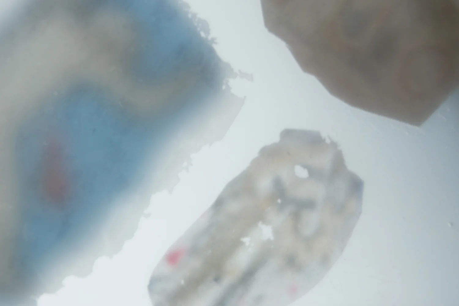  Nick James Archer and Alex Walker,  Visible Absence , 2018 Sheet Acrylic, Matte Medium, C-Type Laser Print | Courtesy the artists 