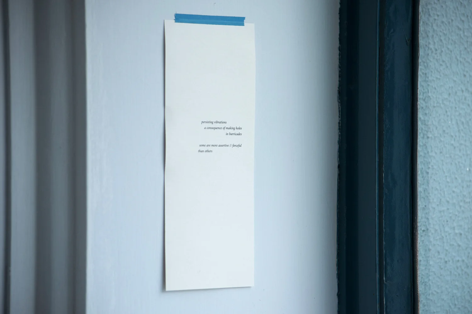  Emma Berry,  Tender Solidarity, a relentless seam,  2018, paper, washi tape. Courtesy the artist. 