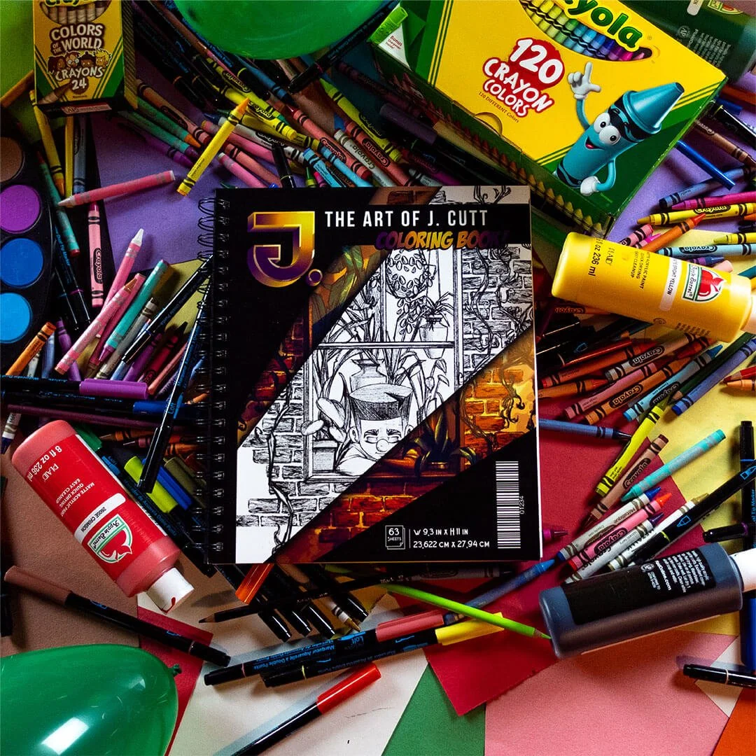 J. Cutt Coloring Book $25