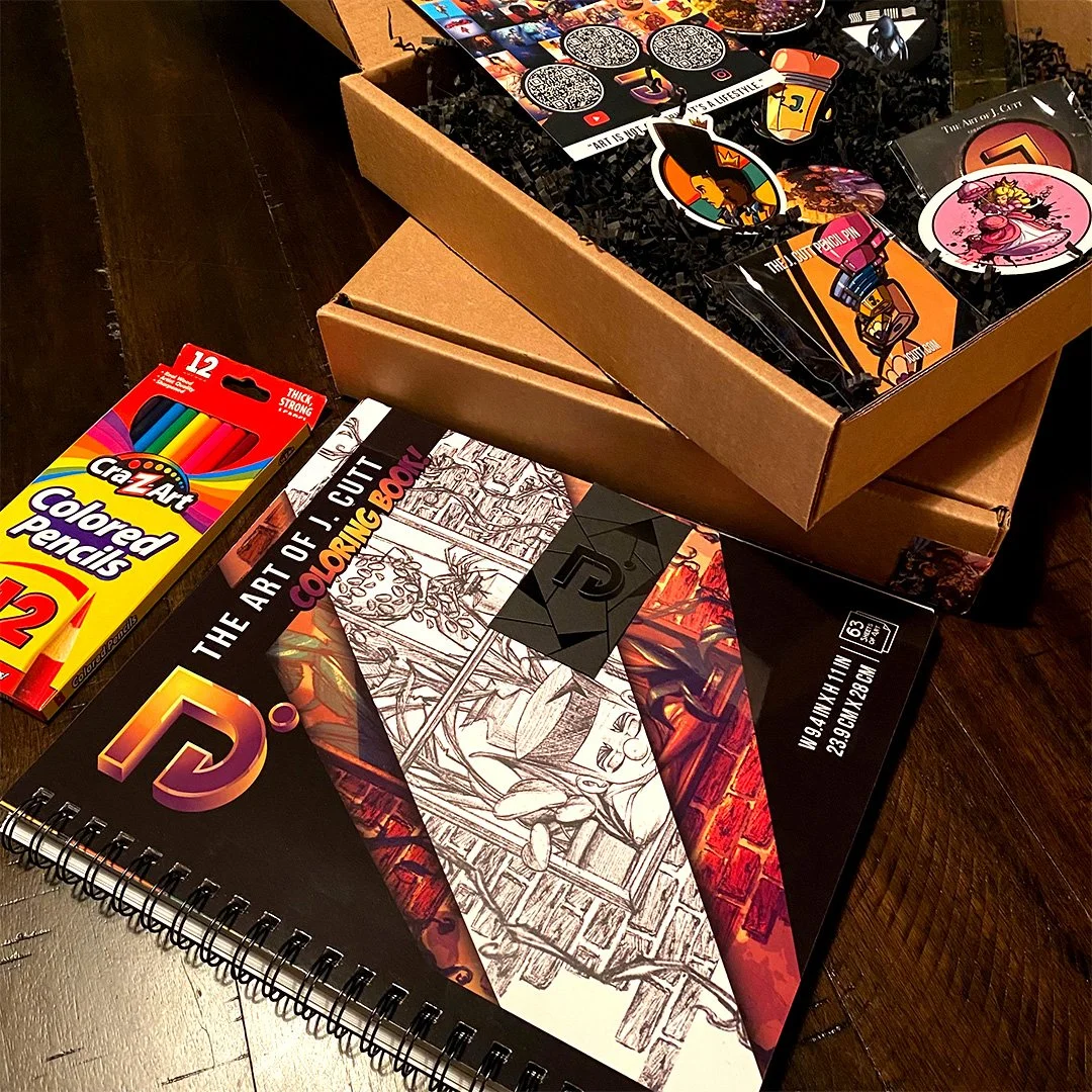 J. Cutt Coloring Book (MEGA PACK) $85