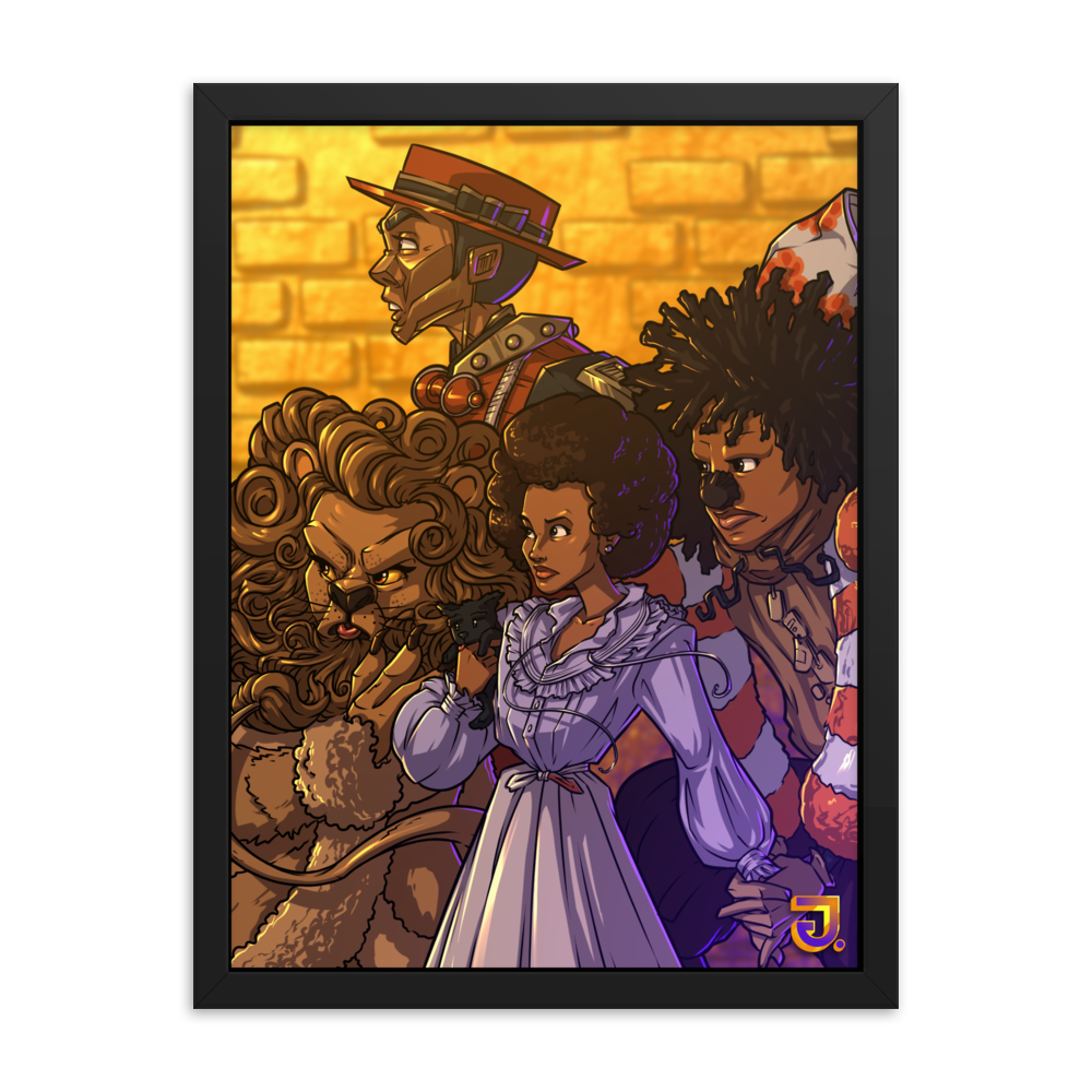 The Wiz Framed (18″ X 24″) - $139.95