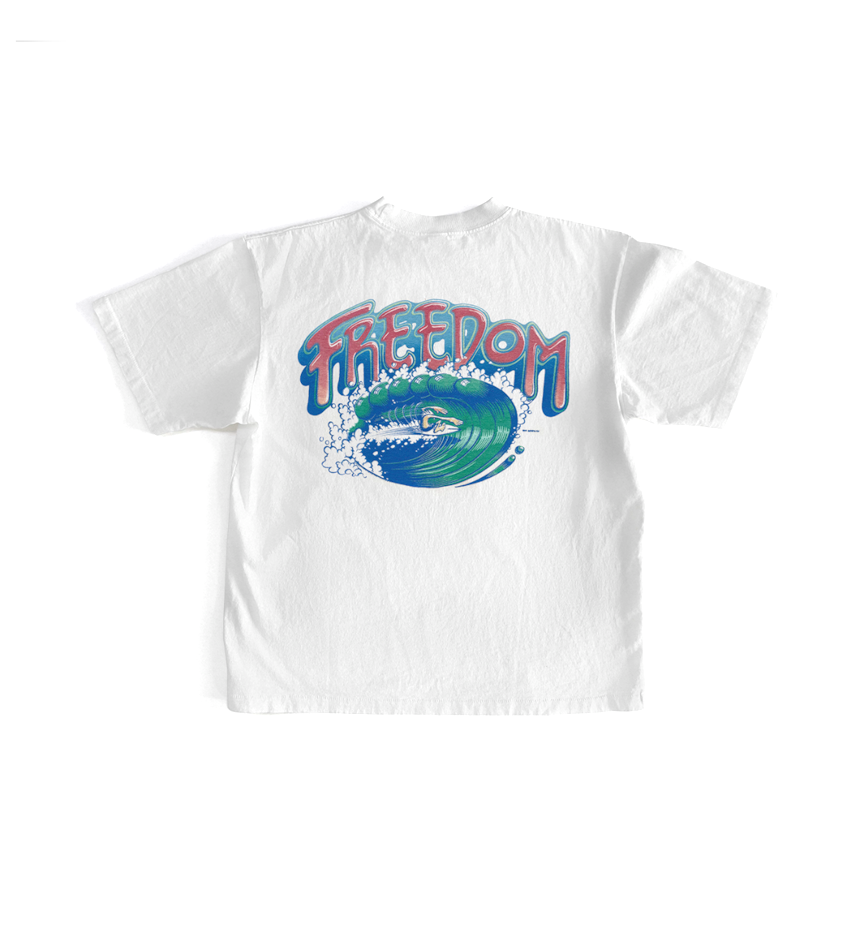 Hi-Cru - 'Freedom' by Rick Griffin - White