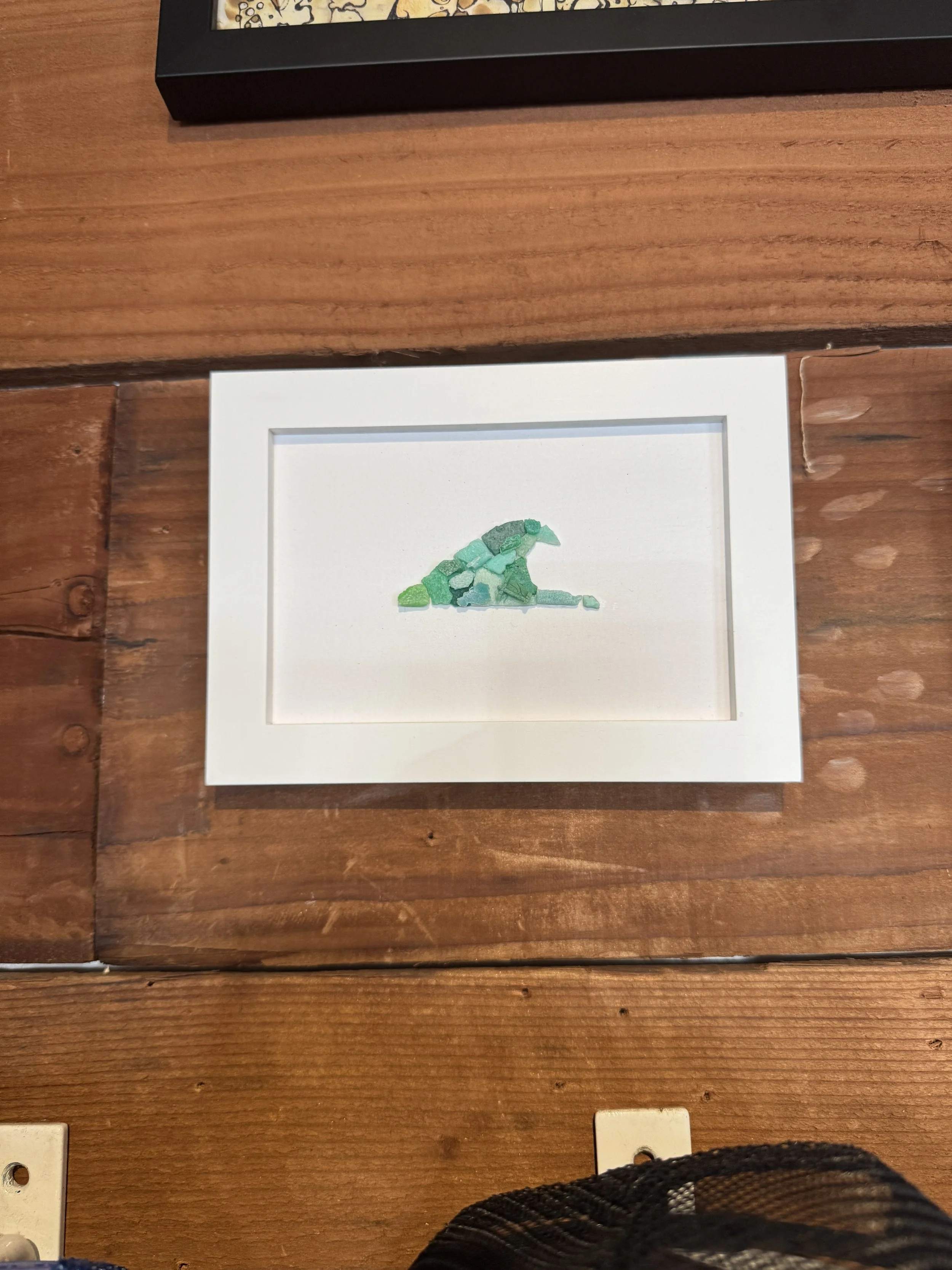 Ōpala Art - Green Confetti Wave