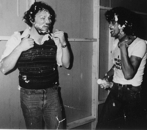 -Mike with Phil Lynott of Thin Lizzy